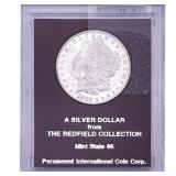 1882 Morgan Silver Dollar Redfield MS65
