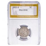 1921-S Buffalo Nickel PGA XF40