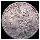 1896-O Silver Morgan Dollar ABOUT UNCIRCULATED
