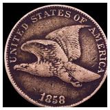 1858 Flying Eagle Cent LIGHTLY CIRCULATED
