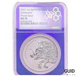 2025 1 oz Germania S5M Gullinbursti NGC MS70