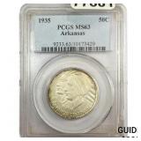 1935 Arkansas Half Dollar PCGS MS63