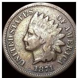 1871 Indian Head Cent NICELY CIRCULATED