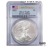 2012 Silver Eagle PCGS MS69