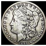1890-CC Silver Morgan Dollar LIGHTLY  CIRCULATED