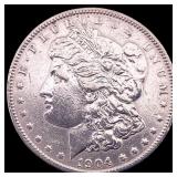 1904 Morgan Silver Dollar CLOSELY UNCIRCULATED