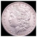 1904 Morgan Silver Dollar CLOSELY UNCIRCULATED