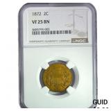 1872 Two Cent Piece NGC VF25