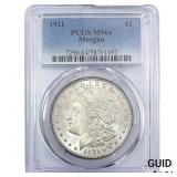 1921 Morgan Silver Dollar PCGS MS64