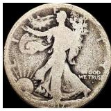 1917-D Silver Walking Liberty Half Dollar  NICELY