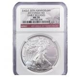 2011 Silver Eagle NGC MS70