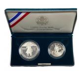 1992 Columbus Quincetenary 2 Coin Proof Set
