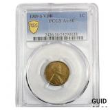 1909-S VDB Wheat Cent PCGS AU50