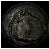 Judaea John Hyrcanus 67&63-40 BC Bronze Prutah NE