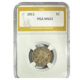 1911 Liberty Victory Nickel PGA MS63