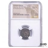 Roman Salonina, AD 254-268 BI Double-Denarius NGC