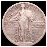 1927-S Silver Standing Liberty Quarter LIGHTLY CIR