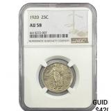 1920 Standing Liberty Quarter NGC AU58