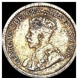 1914 Canada Silver 5 Cents HIGH GRADE