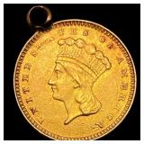 1874 Gold $1 Indian Princess Type 3 HIGH  GRADE