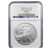 2009 Silver Eagle NGC MS69