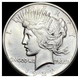 1921 Silver Peace Dollar UNCIRCULATED