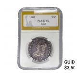 1807 Capped Bust Half Dollar PGA XF40 DETAILS