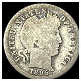 1895-O Silver Barber Dime NICELY CIRCULATED