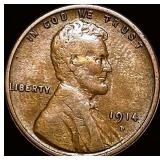 1914-D Lincoln Wheat Cent ABOUT UNCIRCULATED