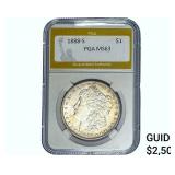 1888-S Morgan Silver Dollar PGA MS63