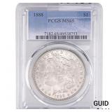 1888 Morgan Silver Dollar PCGS MS65