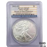 2011-S Silver Eagle PCGS MS69
