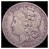 1892 Morgan Silver Dollar LIGHTLY CIRCULATED