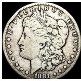 1881-CC Silver Morgan Dollar LIGHTLY  CIRCULATED