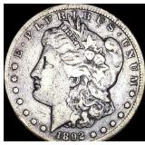 1892-CC Silver Morgan Dollar LIGHTLY  CIRCULATED