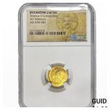 Byzan. Tiberius II Constant. 578-582 Gold Tremiss