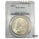 1888-O Morgan Silver Dollar PCGS MS64