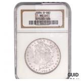 1884-O Morgan Silver Dollar NGC MS64