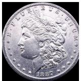 1887 Morgan Silver Dollar CLOSELY UNCIRCULATED
