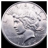 1927-S Silver Peace Dollar CLOSELY UNCIRCULATED