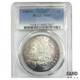 1880-S Morgan Silver Dollar PCGS MS67