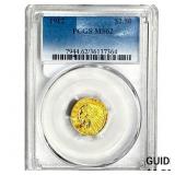 1912 $2.50 Gold Quarter Eagle PCGS MS62