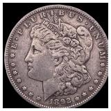 1892-O Silver Morgan Dollar ABOUT UNCIRCULATED