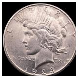 1923 Silver Peace Dollar UNCIRCULATED