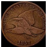 1857 Flying Eagle Cent LIGHTLY CIRCULATED
