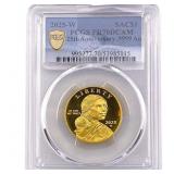 2025-W 1/2oz Gold Sacagawea Dollar PCGS PR70 DCAM