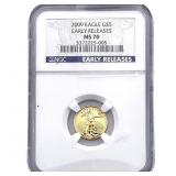 2009 1/10oz $5 Gold Eagle NGC MS70 Early Releases