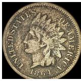 1864 L Bronze Indian Head Cent LIGHTLY CIRC