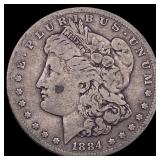 1884-S Silver Morgan Dollar LIGHTLY CIRCULATED