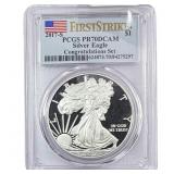 2017-S Silver Eagle PCGS PR70 DCAM